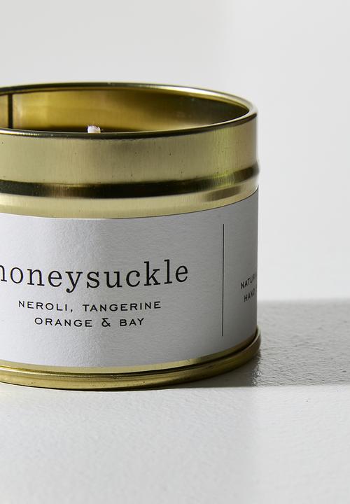 Amanda Jayne - Honeysuckle Gold Tin Candle