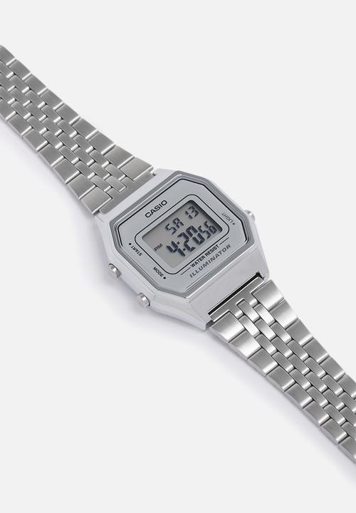 Casio - Retro digital watch - silver