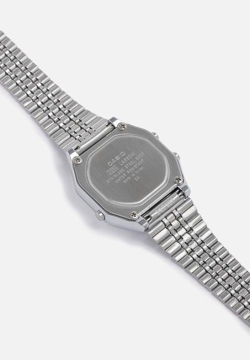 Casio - Retro digital watch - silver