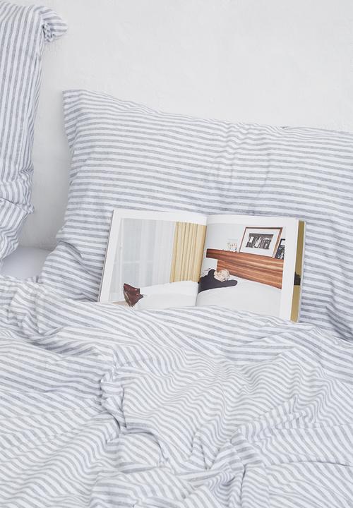 Sixth Floor - Stripe jersey cotton set