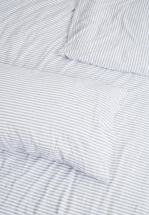 Sixth Floor - Stripe jersey cotton set