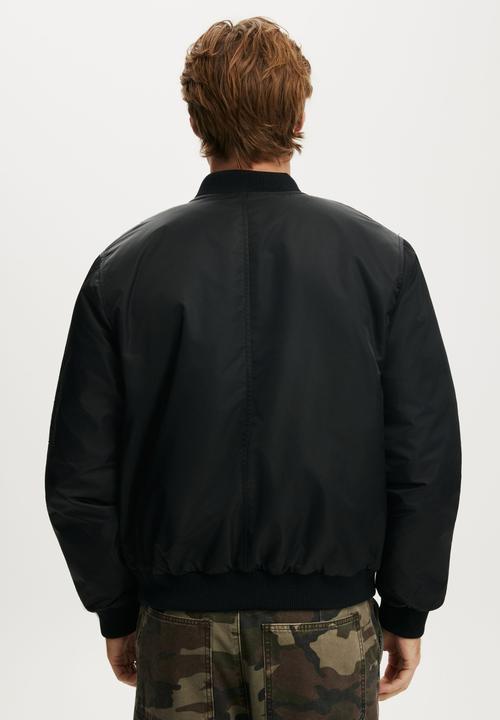 Cotton On - Classic Bomber Jacket - Black