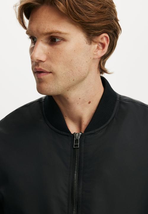 Cotton On - Classic Bomber Jacket - Black