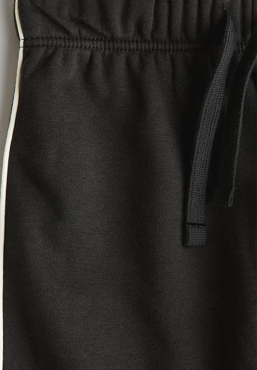 H&M - Printed joggers - black