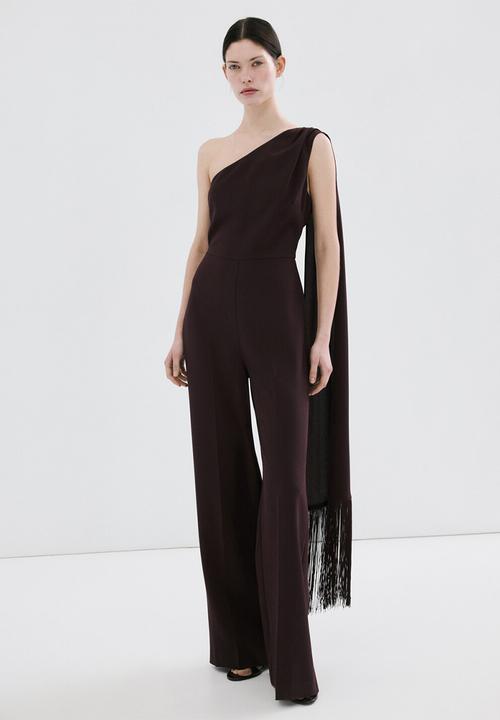 MANGO - Nighty open toe slingback - dark brown