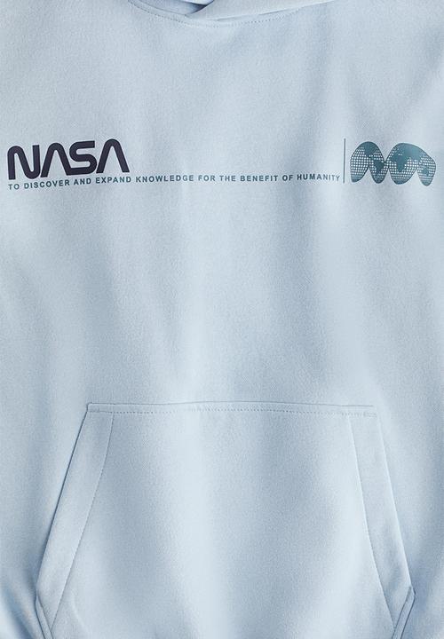H&M - Hoodie - light blue/nasa