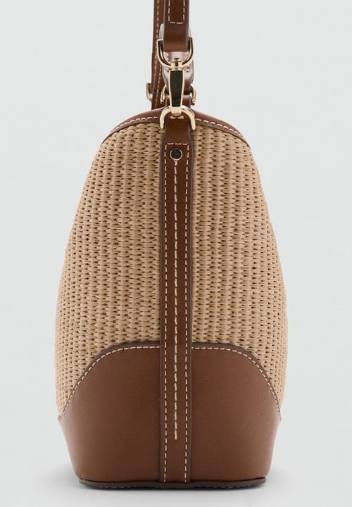 MANGO - Bilma Bucket Bag - Brown