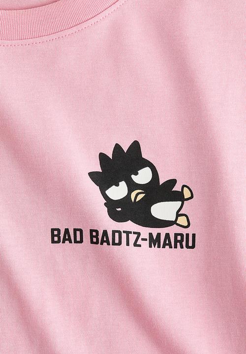 H&M - Printed cotton T-shirt - pink/badtz-maru