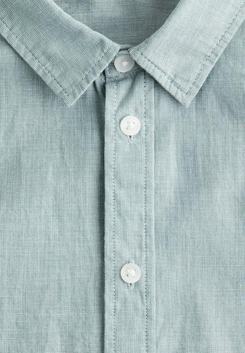 H&M - Cotton shirt - light turquoise