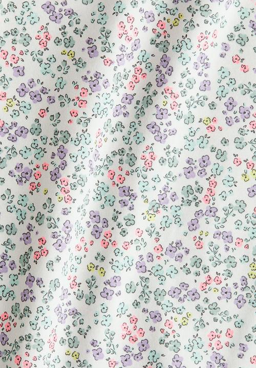 H&M - Printed jersey top - white/floral
