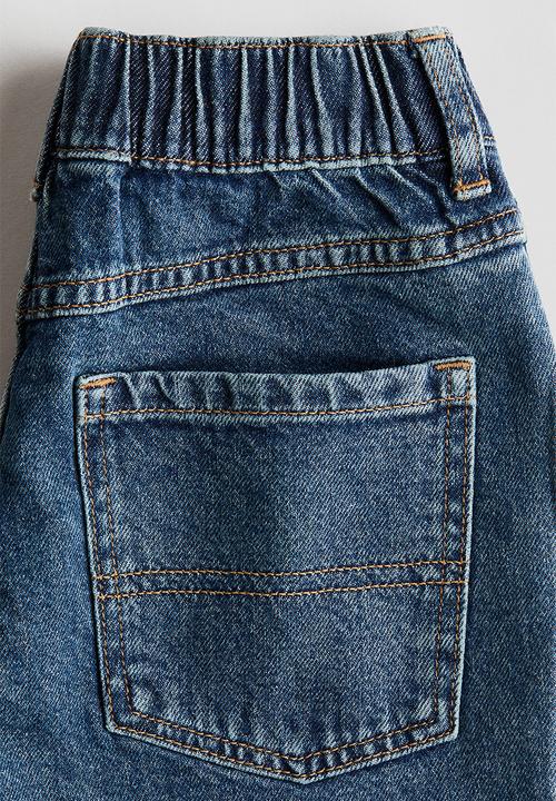 H&M - Relaxed fit denim shorts - denim blue