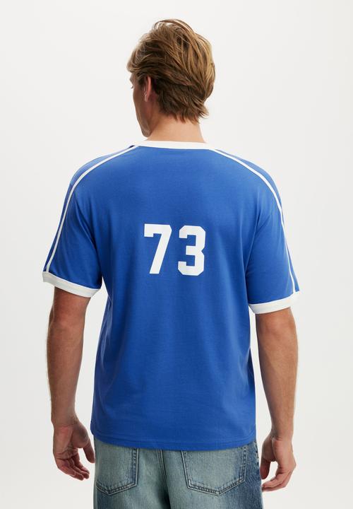 Cotton On - Everyday Fit Graphic T-Shirt - Royal Blue / Italia 73