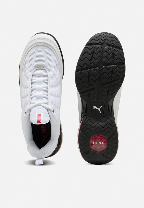 PUMA - Meza - PUMA White-PUMA Black-For All Time Red