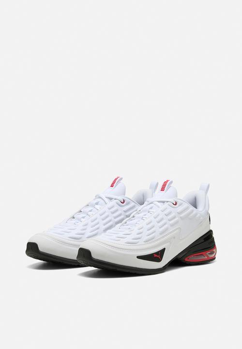 PUMA - Meza - PUMA White-PUMA Black-For All Time Red