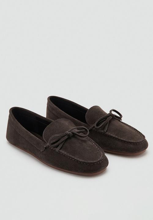 MANGO - Golo boat shoe - dark brown