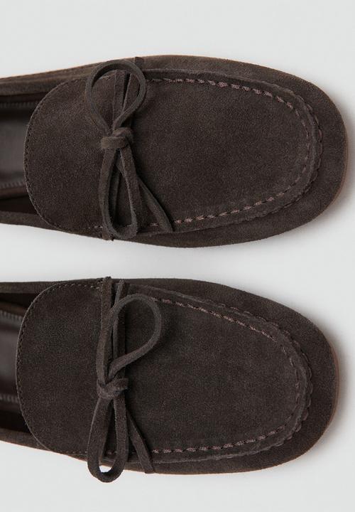 MANGO - Golo boat shoe - dark brown