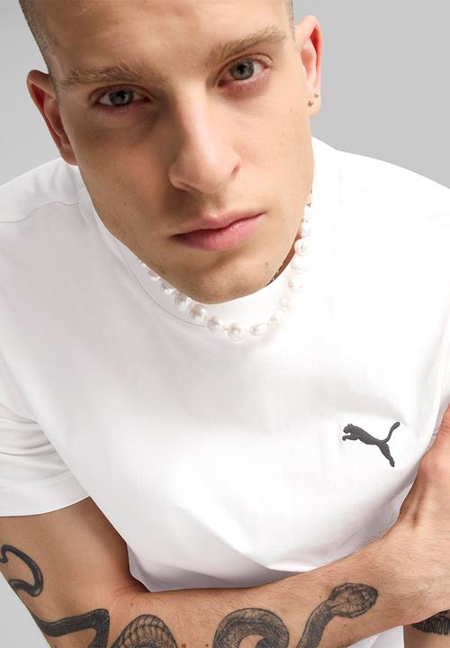 PUMA - ESS Small Logo Tee - PUMA White