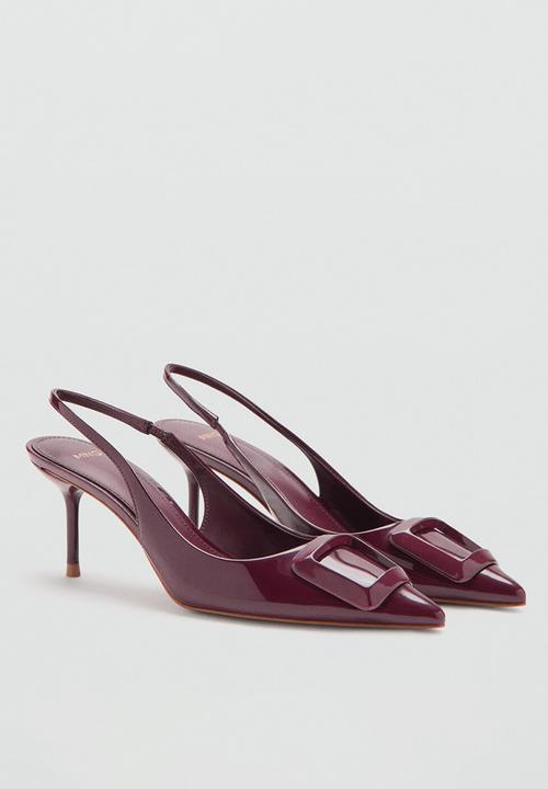 MANGO - Princess heel - dark red