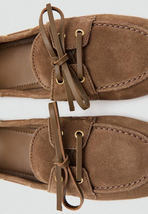MANGO - Boat shoe - brown
