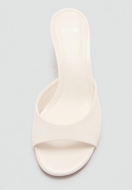 MANGO - Sandy open toe mule - light beige
