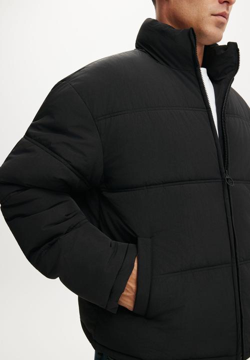 Cotton On - Puffer Jacket - Jet Black