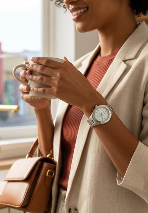 Colmi - ELARA Mother of Pearl Watch CL-7ELAS-D - Silver