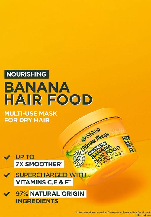 Garnier - Garnier Ultimate Blends Banana 3 in 1 Mask - 400ml