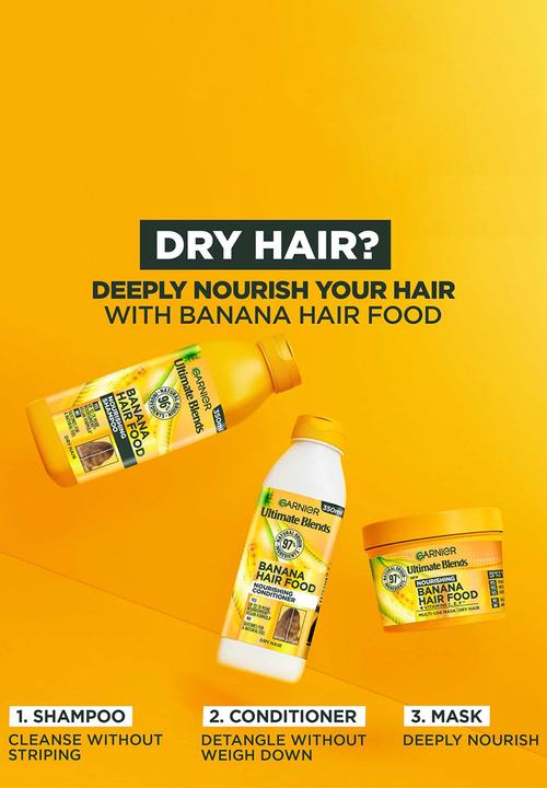 Garnier - Garnier Ultimate Blends Banana 3 in 1 Mask - 400ml