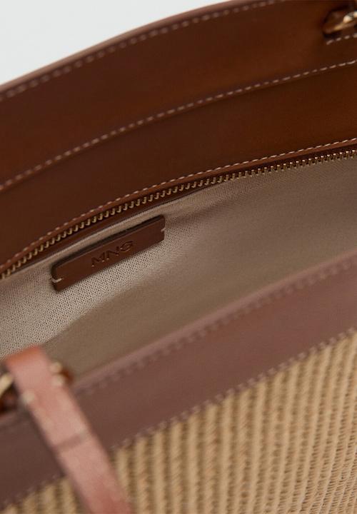 MANGO - Bilama Shoulder Bag - Brown