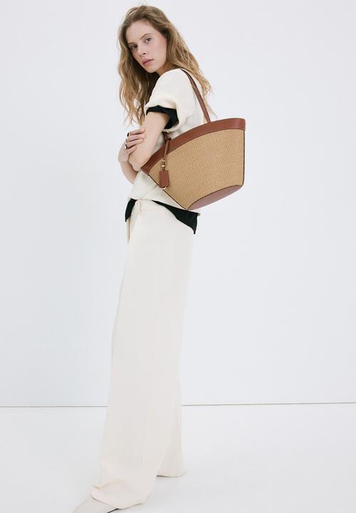 MANGO - Bilama Shoulder Bag - Brown