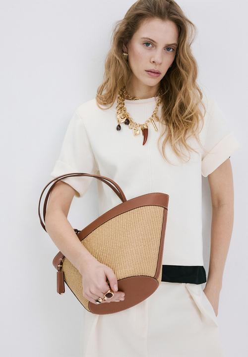MANGO - Bilama Shoulder Bag - Brown