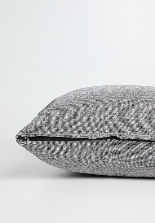 Sixth Floor - Geneva Scatter Cushion Cover - Charcoal