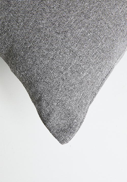 Sixth Floor - Geneva Scatter Cushion Cover - Charcoal