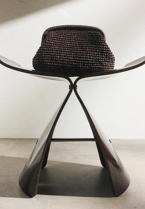 MANGO - Corfu Handbag - Dark Brown