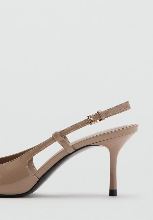 MANGO - Pistacho closed toe slingback - light/pastel pink