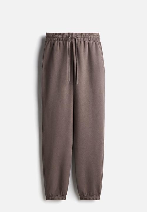 H&M - Cotton-blend sweatpants - dark greige