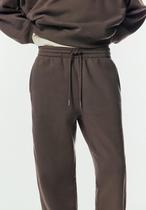 H&M - Cotton-blend sweatpants - dark greige