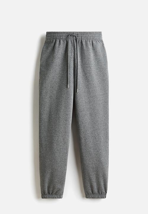 H&M - Cotton-blend sweatpants - grey marl