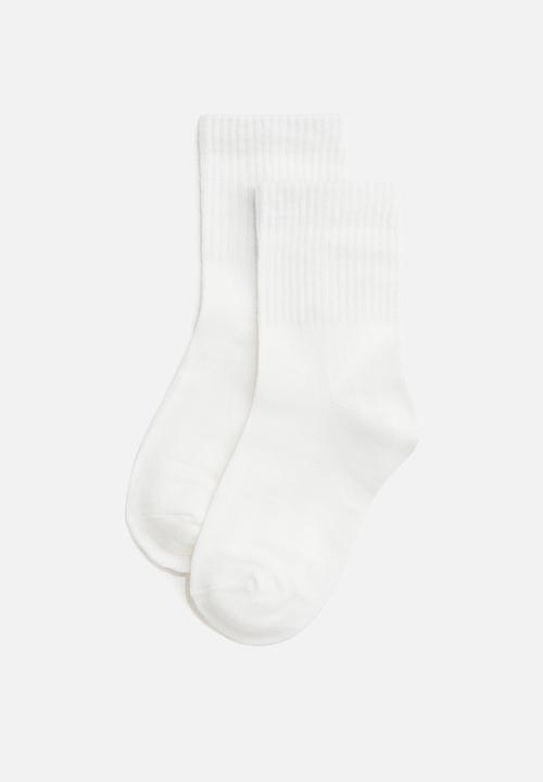 H&M - 5-Pack socks - white