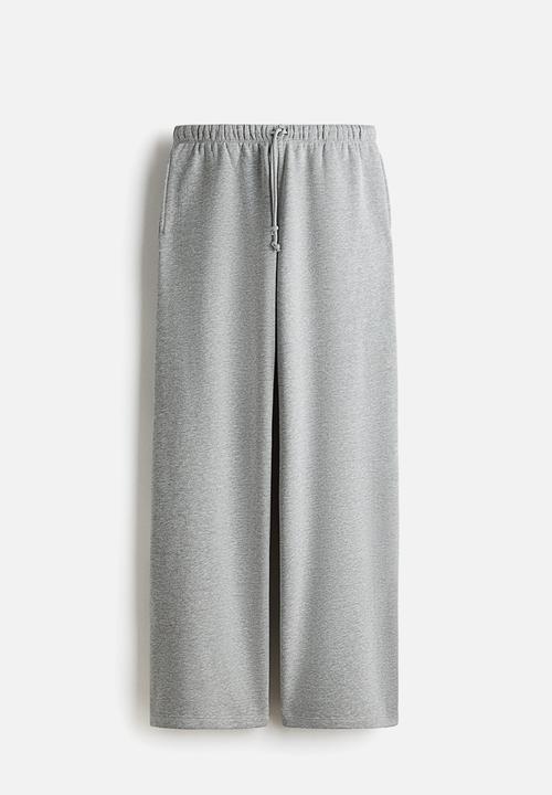 H&M - Wide joggers - grey marl