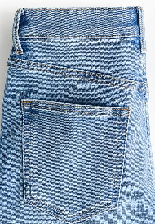H&M - Skinny high waist jeans - light denim blue
