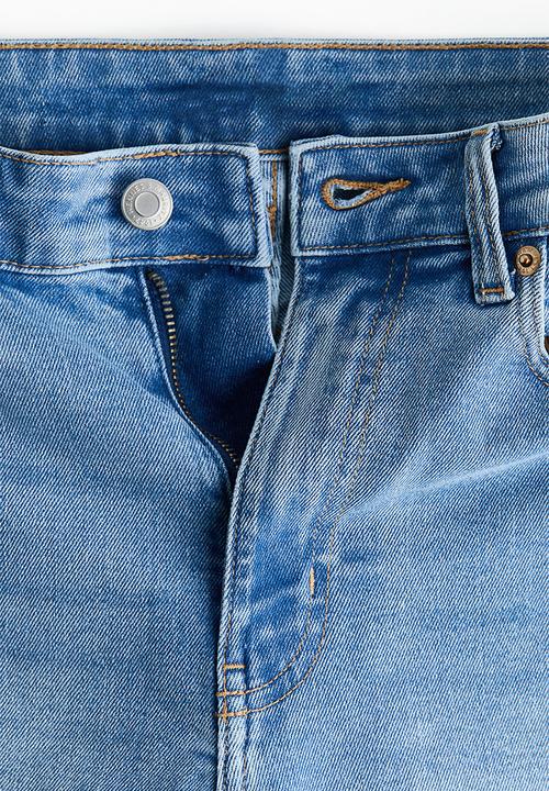 H&M - Skinny high waist jeans - light denim blue