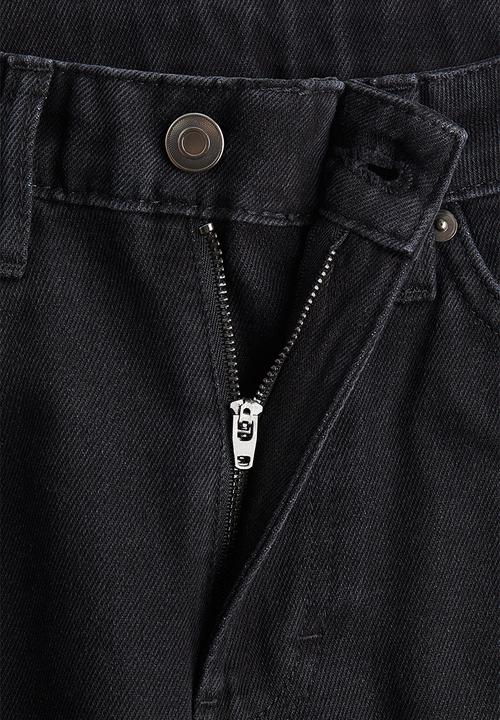 H&M - Straight high jeans - black