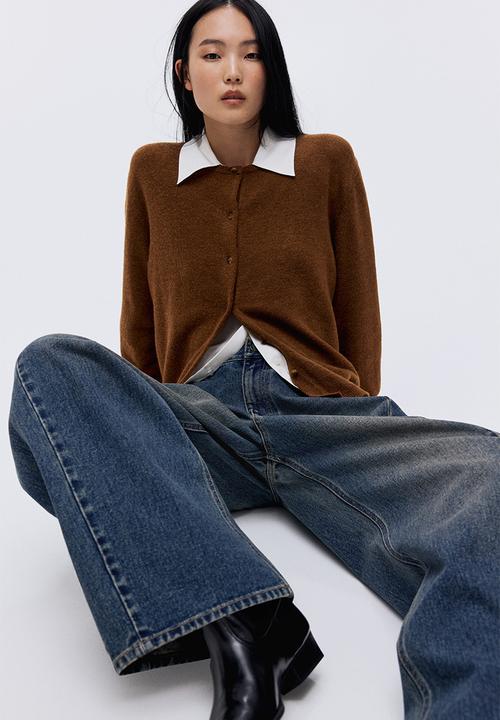 H&M - Loose-fit cardigan - brown