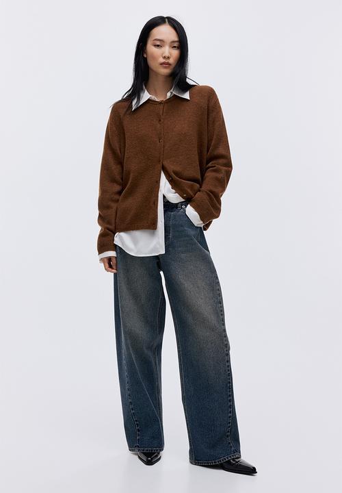 H&M - Loose-fit cardigan - brown