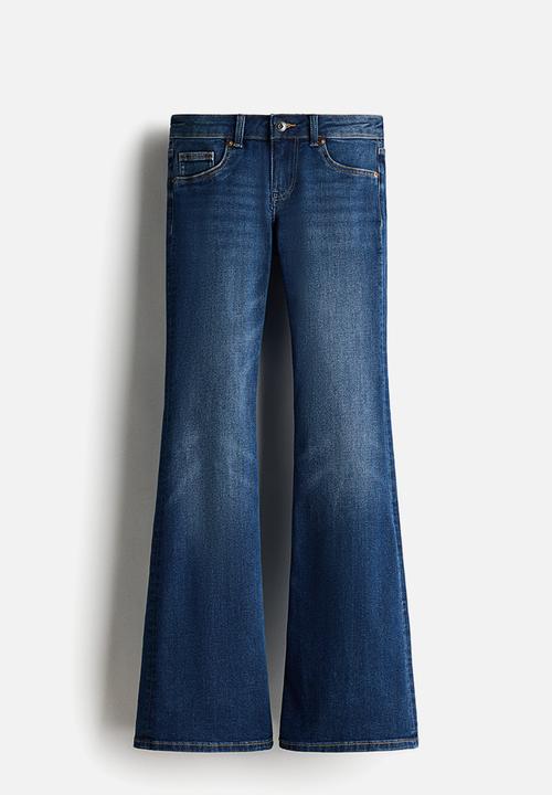 H&M - Flared low jeans - denim blue