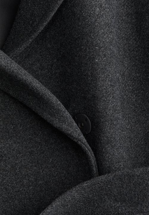 H&M - Tie-belt coat - dark grey