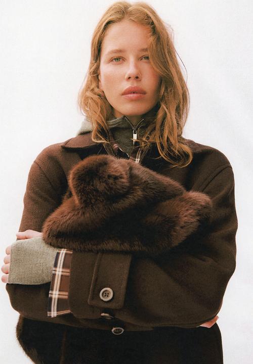 H&M - Car coat - dark brown