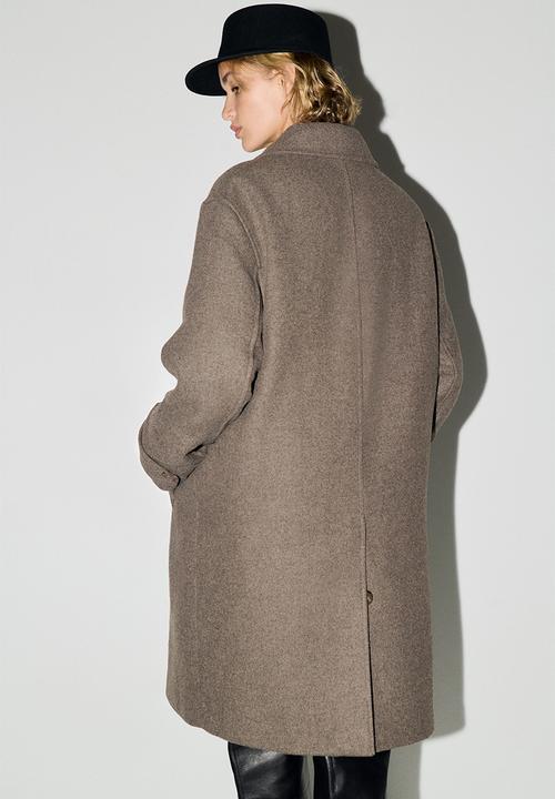 H&M - Car coat - dark taupe