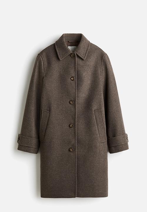H&M - Car coat - dark taupe